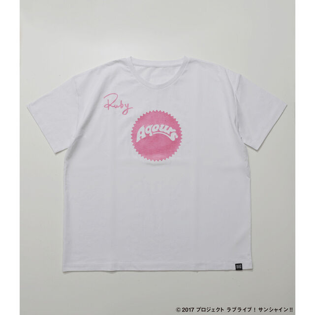 Aqours Sunshine Logo TEE　RUBY XLサイズ（その他）