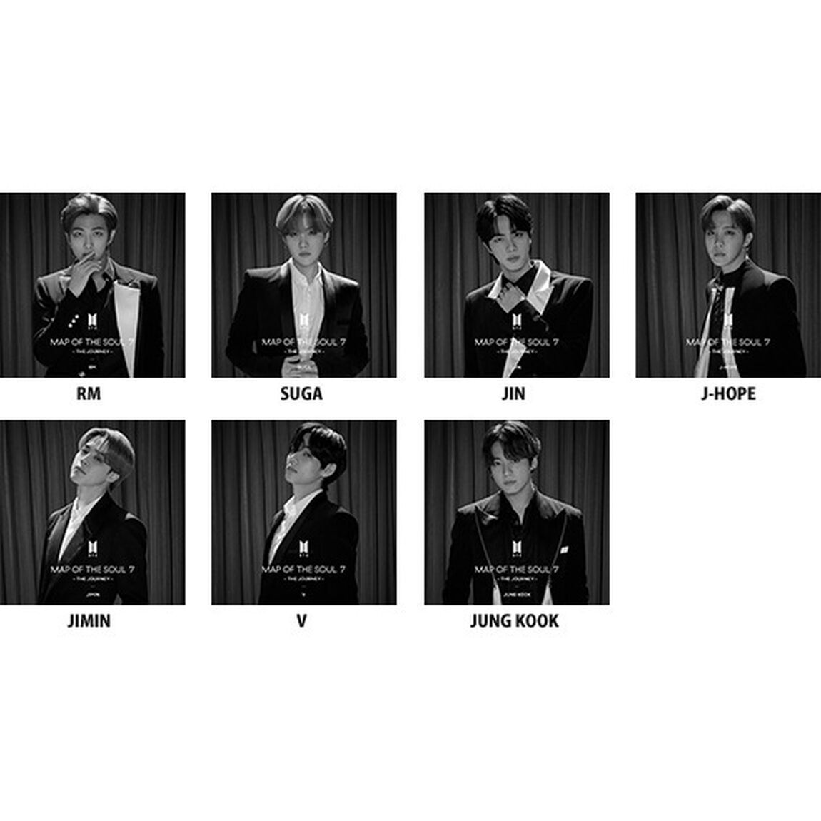 BTS／MAP OF THE SOUL : 7 ~ THE JOURNEY ~（初回限定盤B＋C＋D＋通常盤＋セブンネット限定盤 5枚セット）（限定特典無し）（ＣＤ）