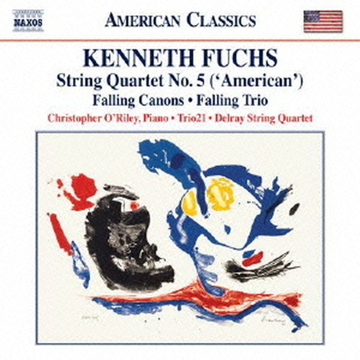 ケネス・フックス：弦楽四重奏曲　第5番（アメリカ風）　他（ＣＤ）