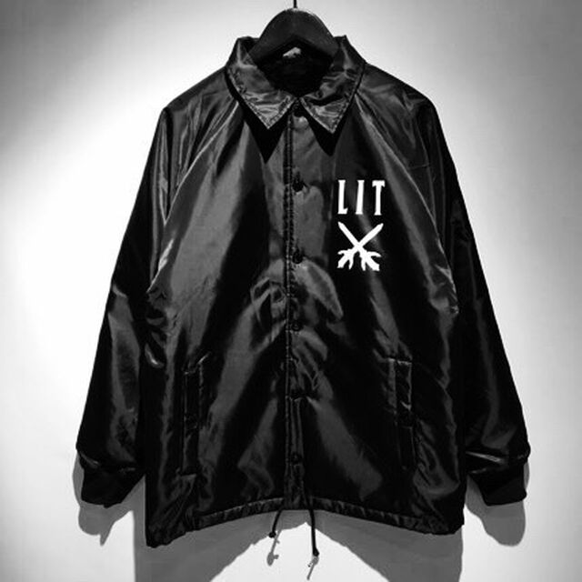 【MARDI GRAS】mad&times;mardigras limited coach jacket『LIT』Sサイズ（BLACK）（その他）