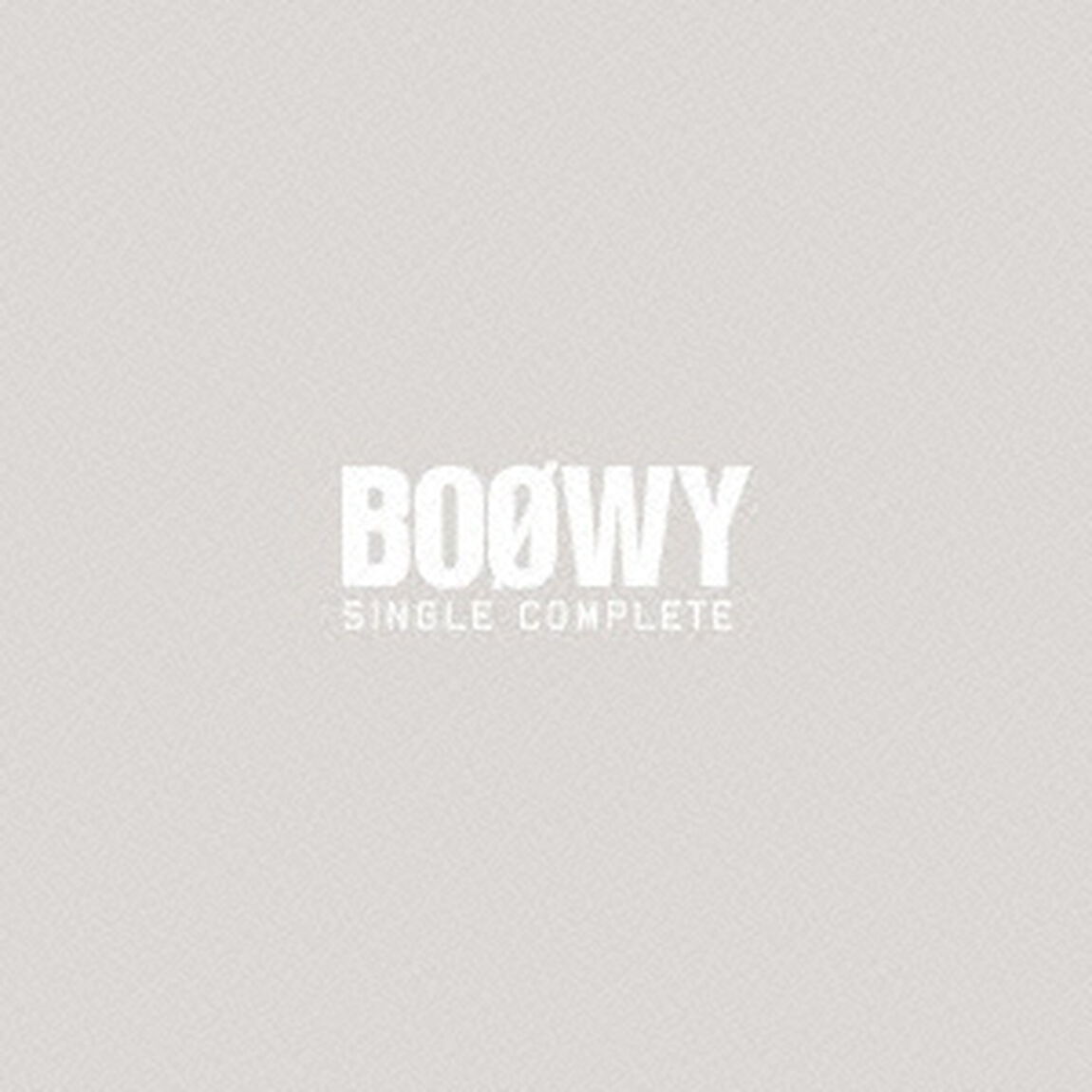 BOOWY　SINGLE　COMPLETE（ＣＤ）
