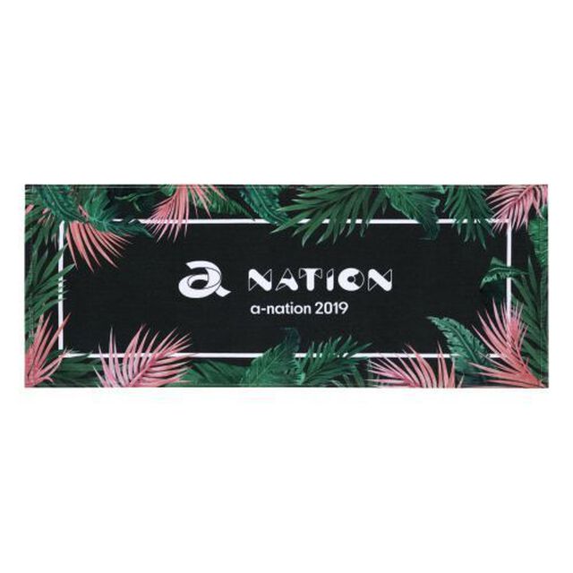 【a-nation2019】フェイスタオル(BLACK)（その他）
