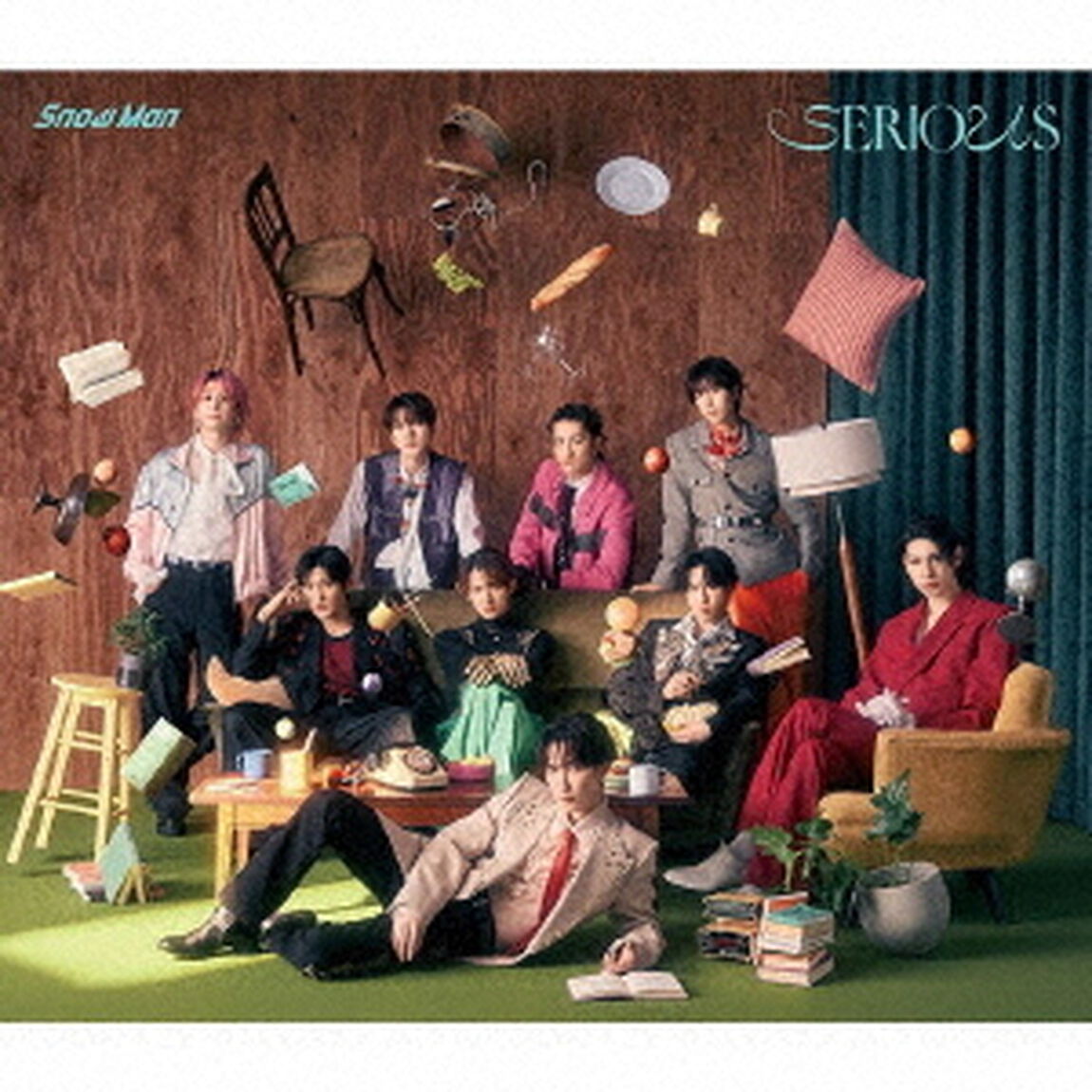Snow Man／SERIOUS（初回盤A／CD＋DVD）（外付特典：すのぷくシール（SERIOUS ver））（CDシングル）