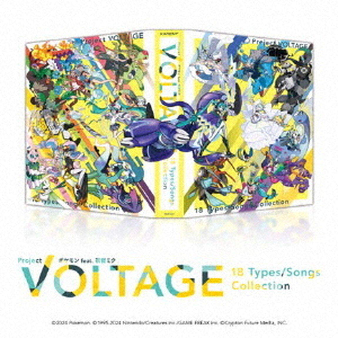 ポケモン feat. 初音ミク Project VOLTAGE 18 Types/Songs Collection（2CD）（セブンネット限定特典：缶バッジ（初音ミク＆カモネギ＆ピカチュウ　Art by KEI 絵柄予定））（ＣＤ）
