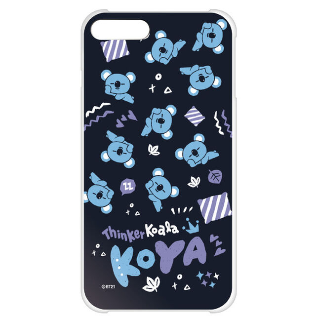 BT21 【KOYA（パターン）】 ハード iPhone8Plus/7Plus クリアケース（その他）