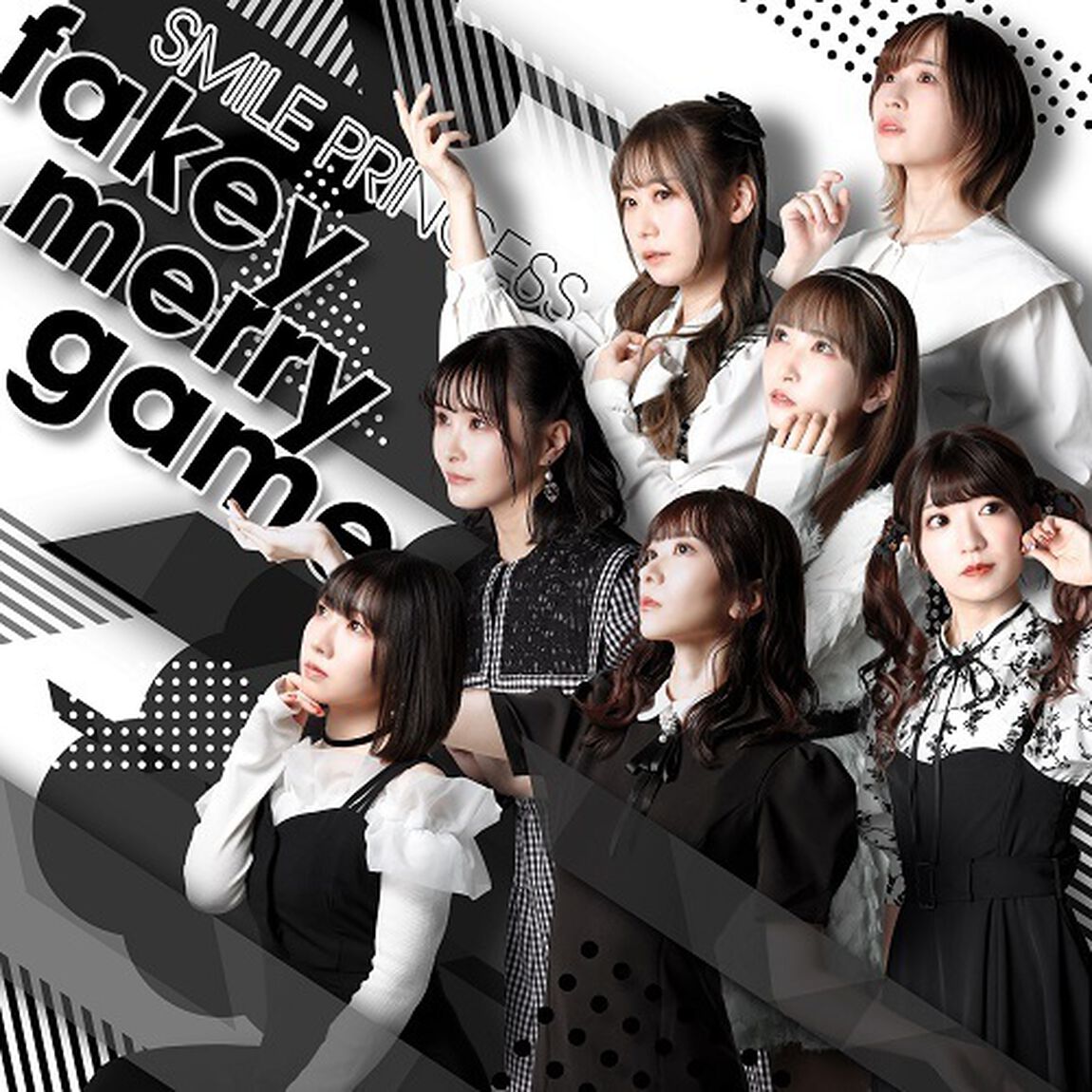SMILE PRINCESS／fakey merry game（CD+Blu-ray）（セブンネット限定特典：L判ブロマイド(6種ソロランダム)1枚）（CDシングル）
