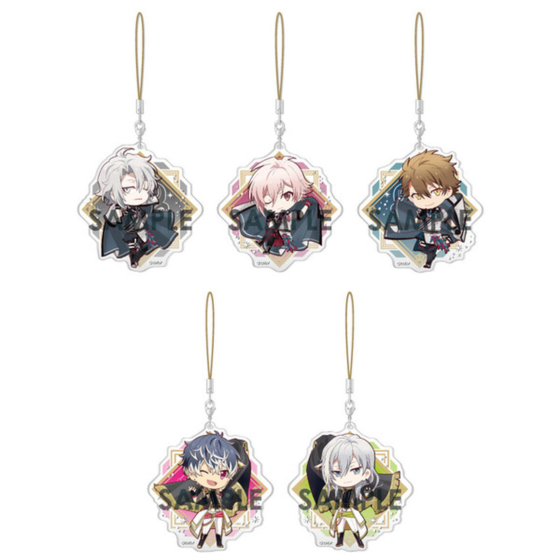 アイドリッシュセブン きゃらふぃーゆアクリルストラップ 　〜REUNION〜 BOX.B【5個入り　BOX】（その他）