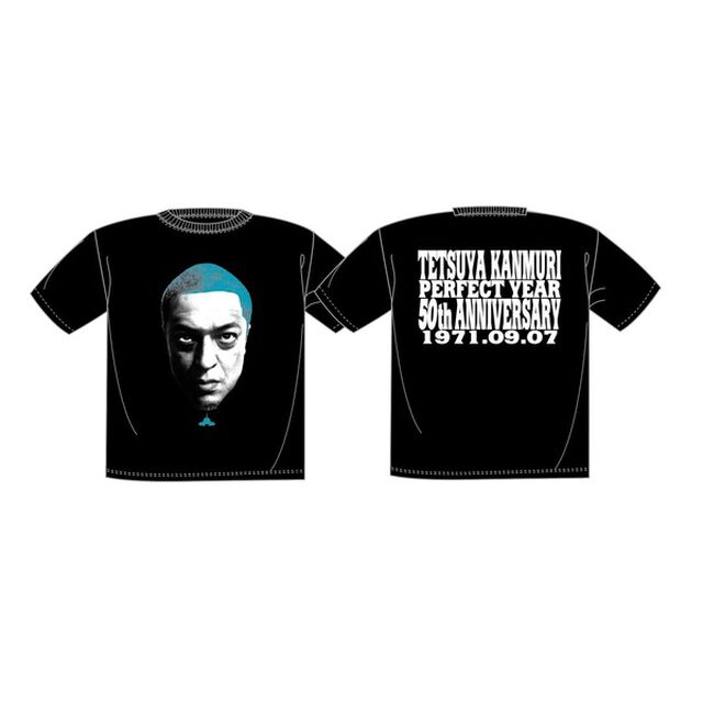 THE冠 「冠徹弥 生誕50周年記念Tシャツ」黒ブルー Lサイズ（その他）