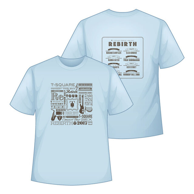 【T-SQUARE】2017ツアーＴシャツ サックス Sサイズ（その他）
