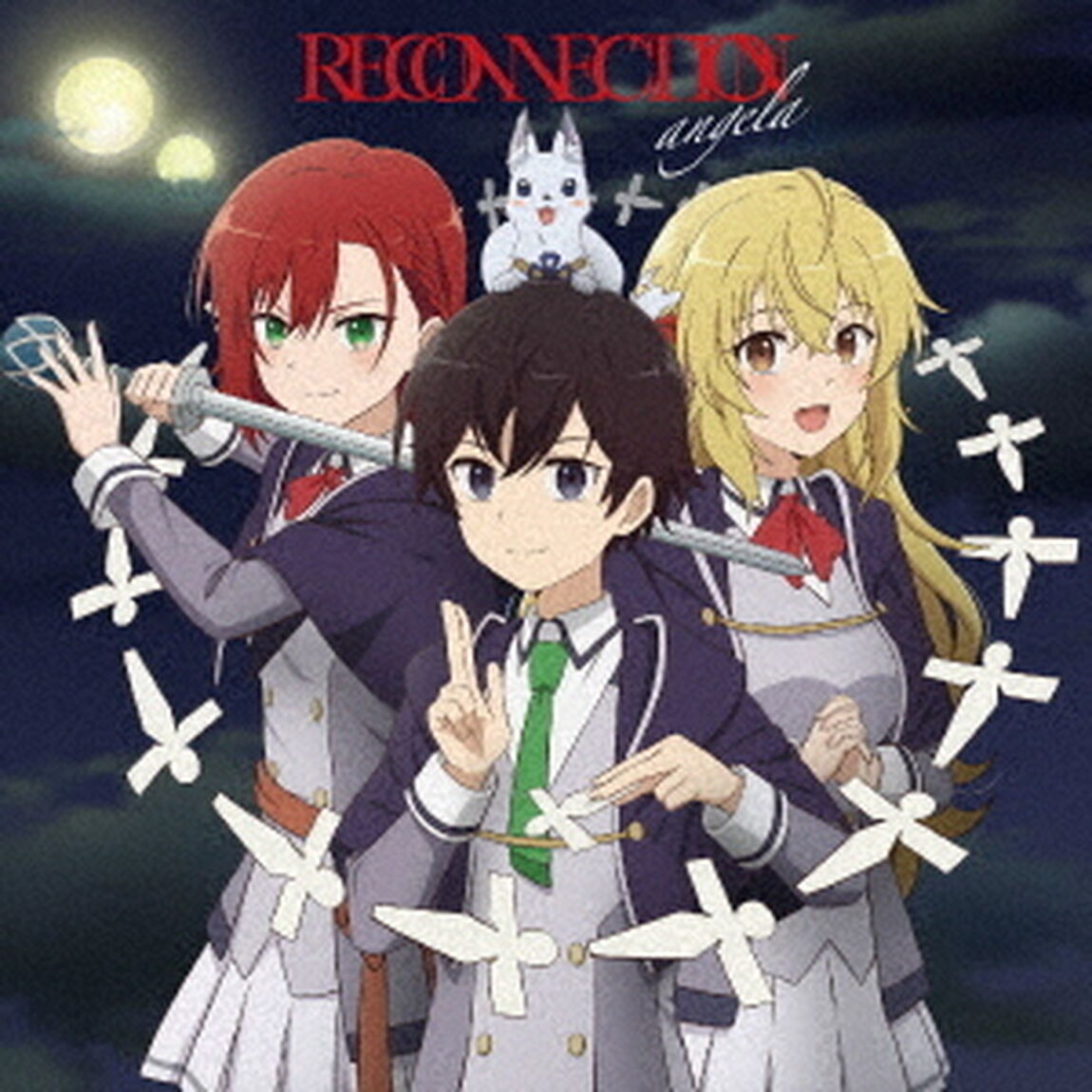 angela／RECONNECTION【アニメ盤】（セブンネット限定特典：複製サイン＆コメント入りブロマイド付き）（CDシングル）