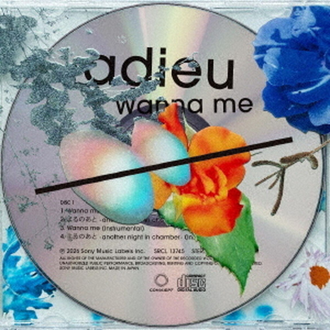 adieu／Wanna me（初回生産限定盤／CD＋Blu-ray）（ＣＤ）