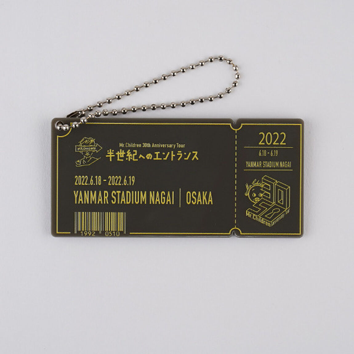 Mr.Children 30th Anniversary Tour／メモリアルチケットキーホルダー 大阪 長居（その他）