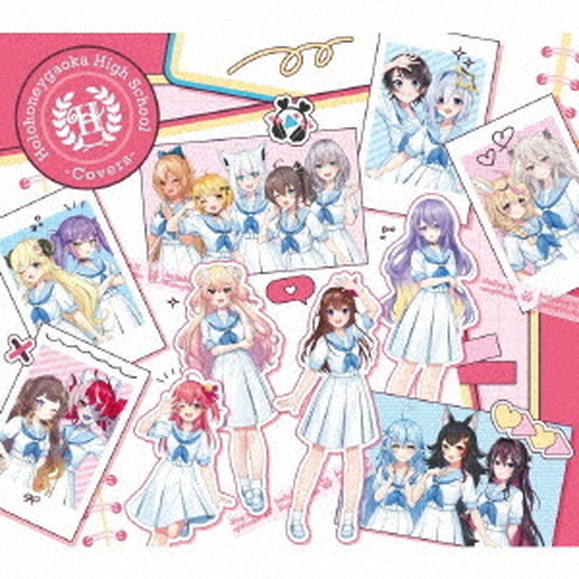 hololive&times;HoneyWorks／ほろはにヶ丘高校 -Covers-（初回限定盤／CD）（セブンネット限定特典：L判ブロマイド5枚セット（絵柄：夜空メル/白上フブキ/夏色まつり/不知火フレア/白銀ノエル））（ＣＤ）