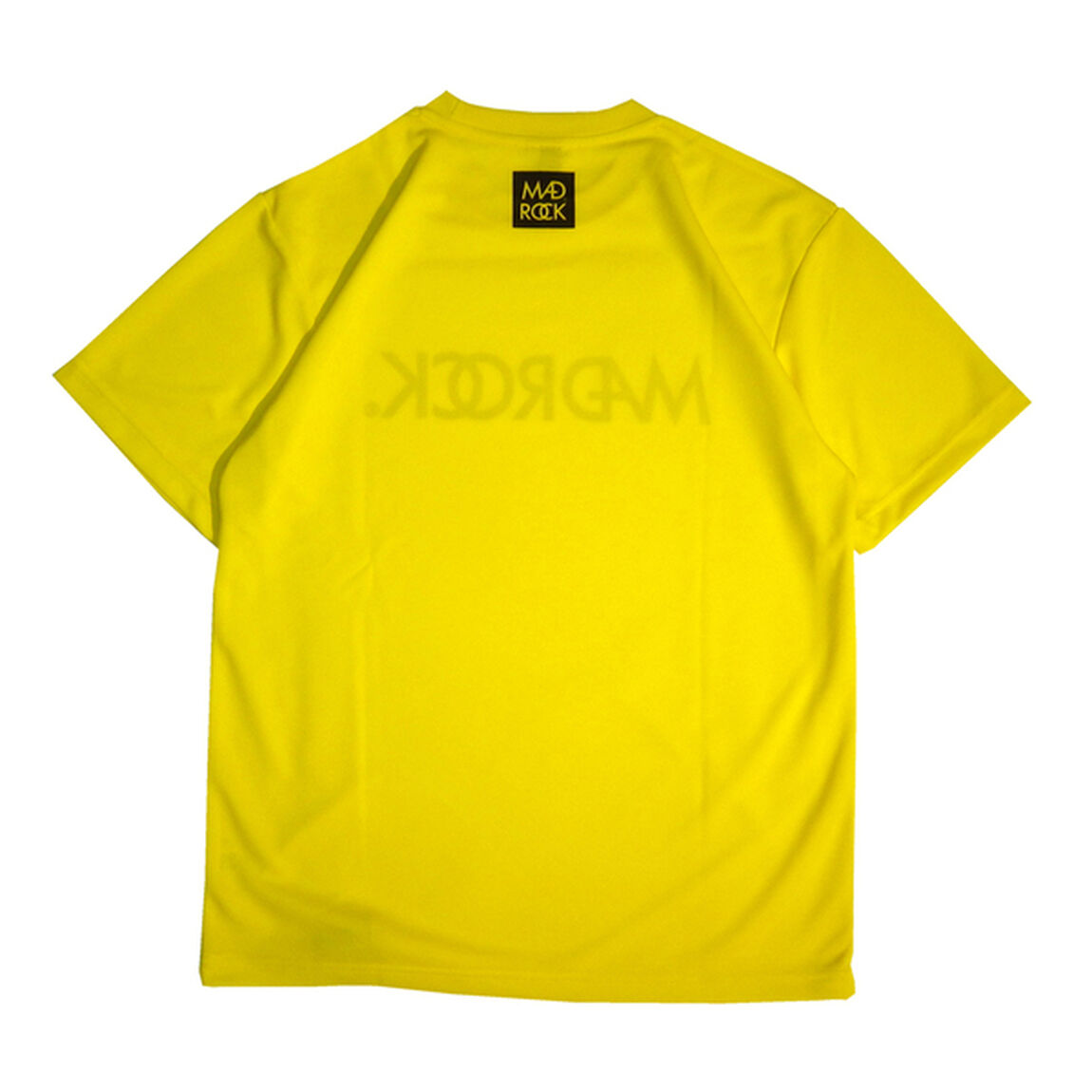 マッドロック ロゴ Tシャツ/ドライタイプ/イエロー Lサイズ（その他）