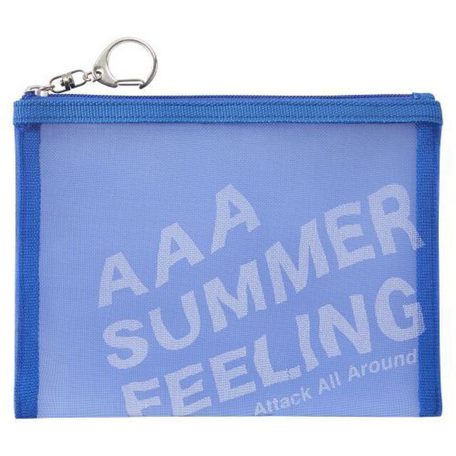 【a-nation2018】AAA／メッシュポーチ（ブルー）（その他）