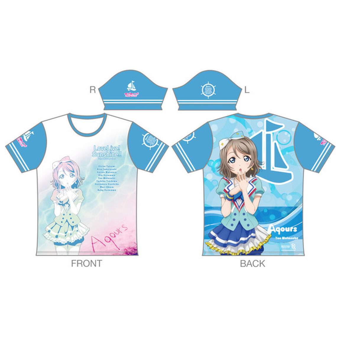 「ラブライブ！サンシャイン!!」ランニングTシャツ【渡辺曜Ver.】（Lサイズ）（その他）