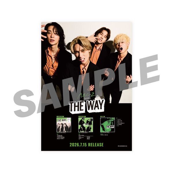 A.B.C-Z／THE WAY（初回限定盤A+B+通常盤 DVD セット）（外付特典