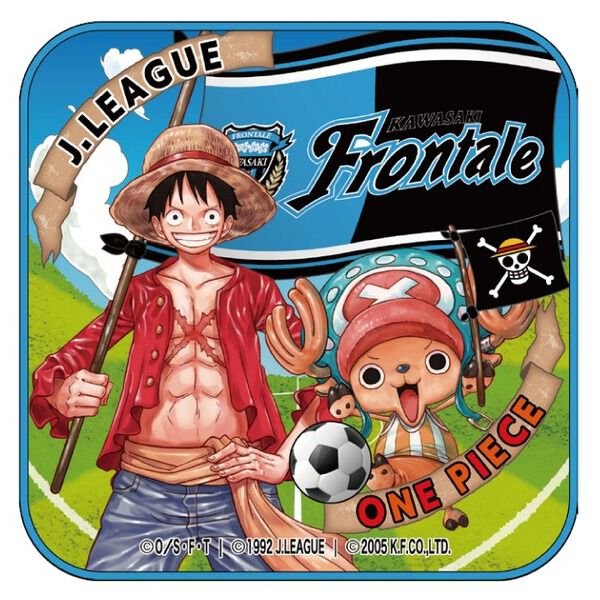 川崎フロンターレ コラボフィギュアセット ルフィ・チョッパー ONE PIECE｜J.LEAGUE】「クラブ/ONE PIECE」コラボ ルフィ&チョッパー