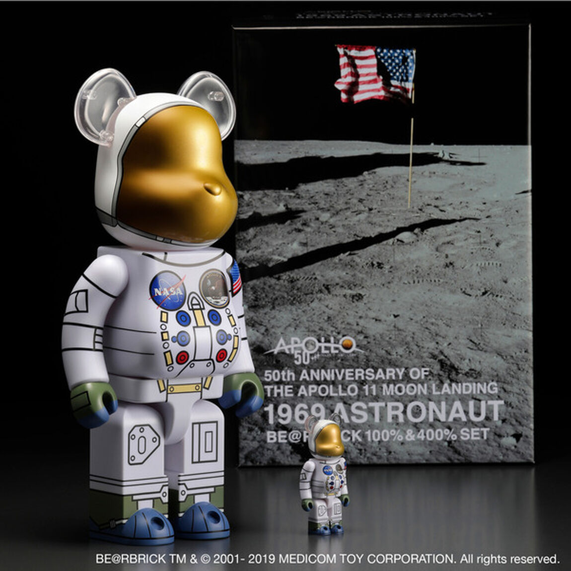 1969 ASTRONAUT BE@RBRICK 100% & 400%（その他）