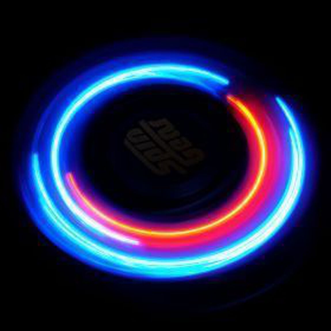 【ハンドスピナー】FS11 LEDメタルスピナー ブラック（その他）