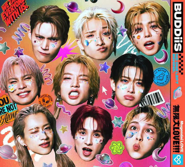 BUDDiiS／無限大LOVE!!!（初回生産限定盤／CD＋Blu-ray）（セブンネット限定特典：オリジナル缶バッジ（メンバーソロ9種からランダム１種 ））（ＣＤ）
