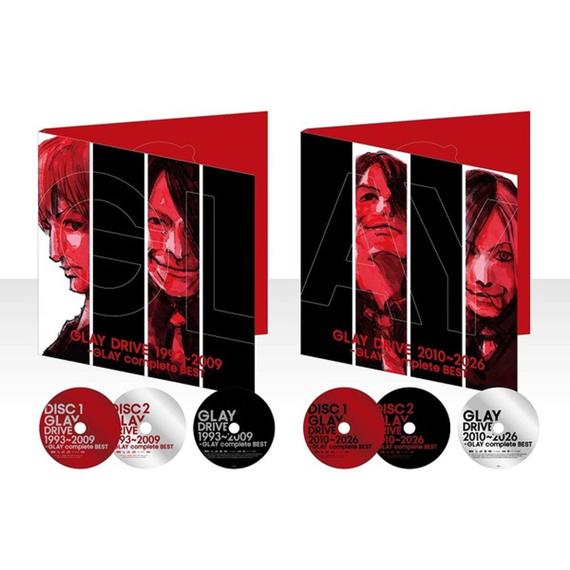 GLAY／DRIVE 1993〜2009 -GLAY complete BEST + DRIVE 2010〜2026 -GLAY complete BEST（2CD+Blu-ray 2枚セット）（セブンネット限定特典付き&times;2）（ＣＤ）