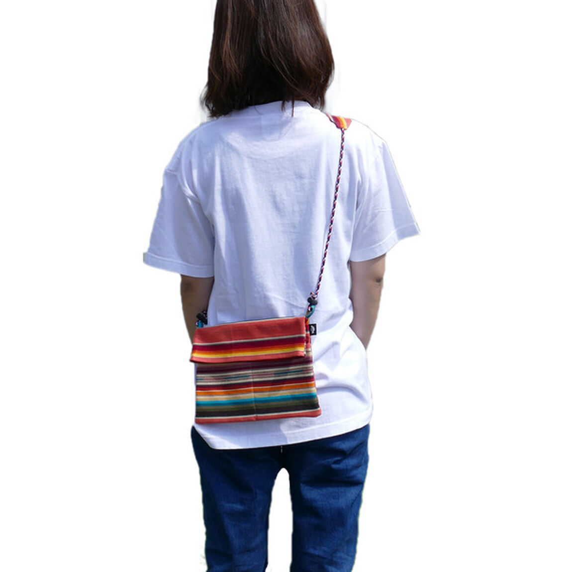 JOIN ALIVE 2018 サコッシュ RAG BORDER（ORANGE）（その他）