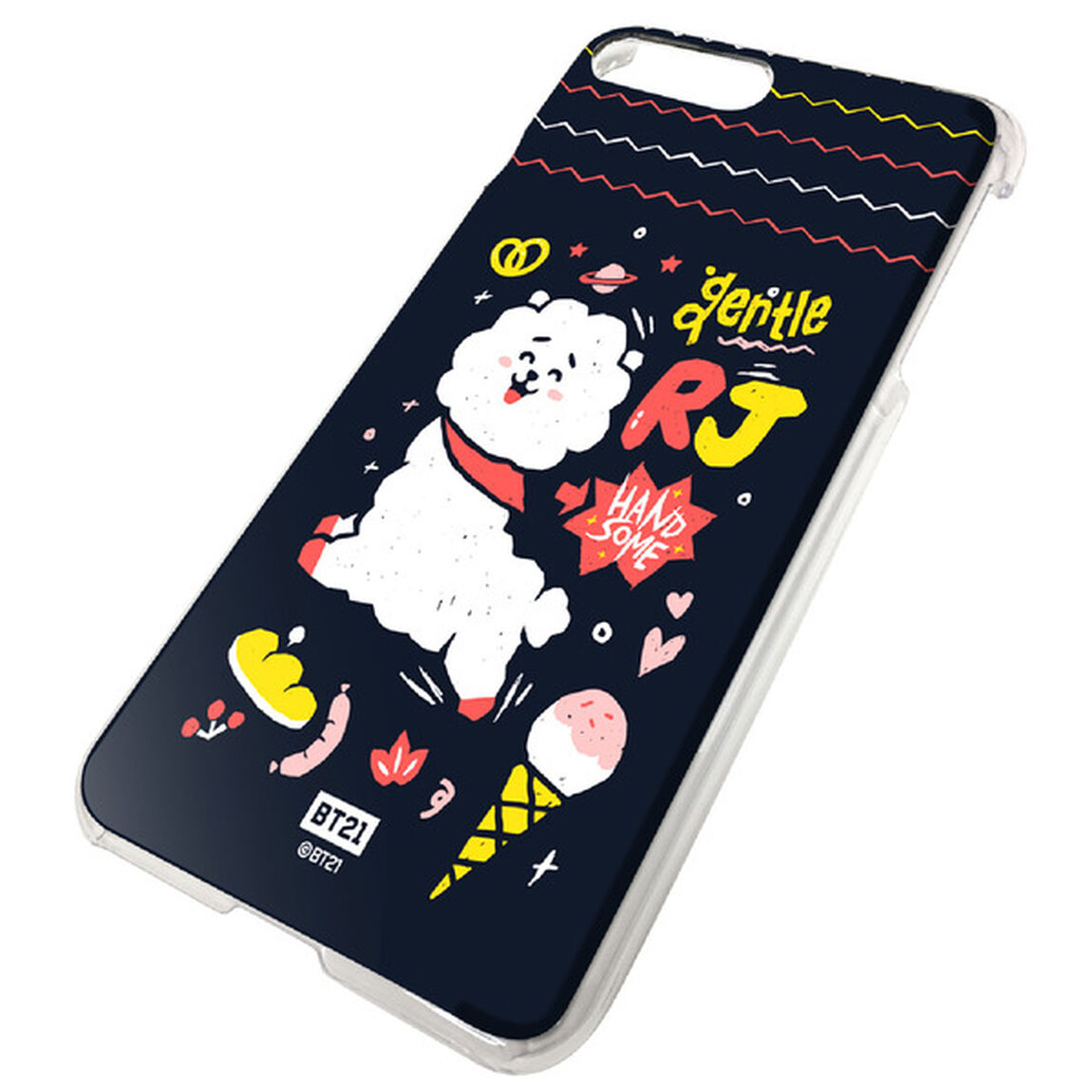BT21 【RJ】 ハード iPhone8Plus/7Plus クリアケース（その他）