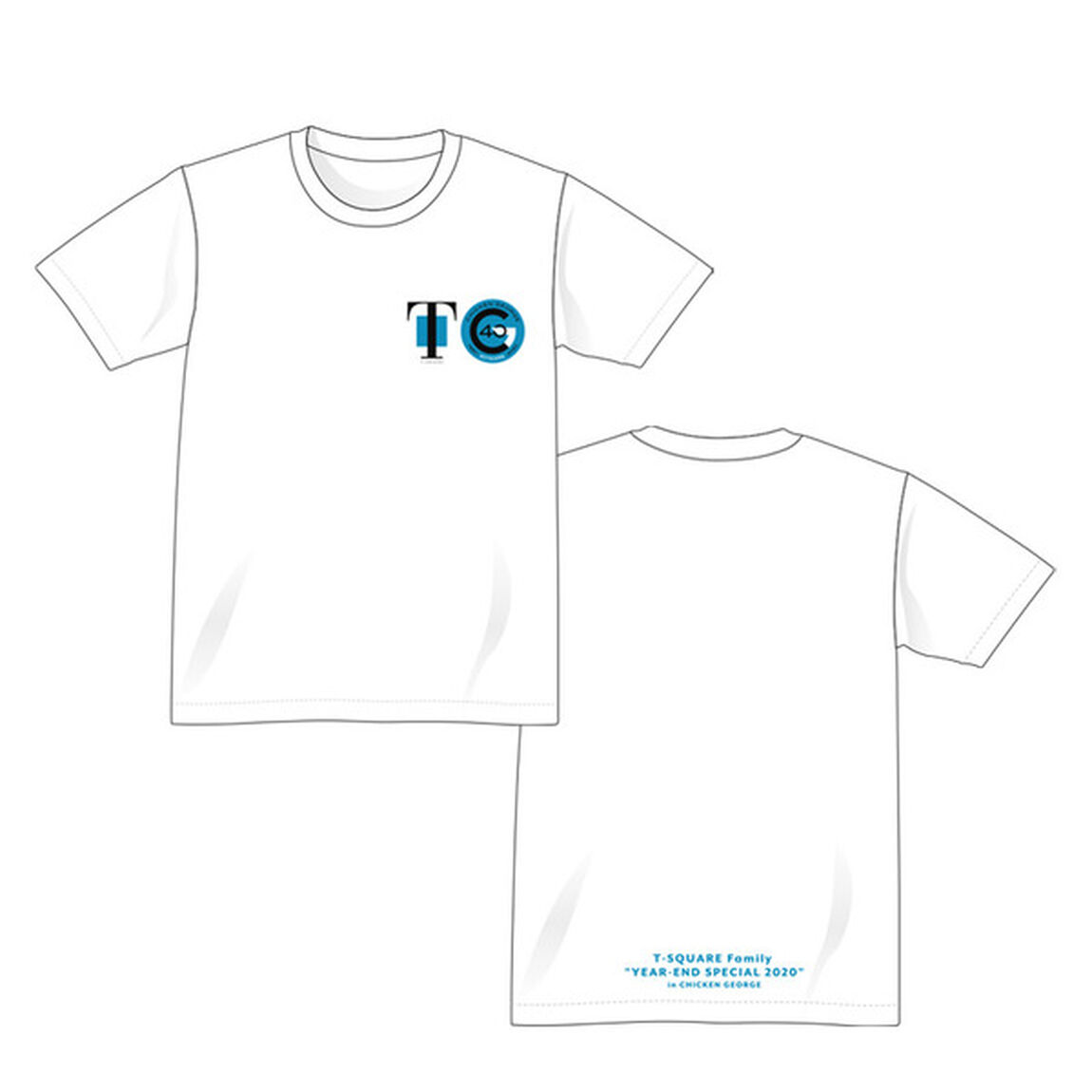 【T-SQUARE Family &rdquo;YEAR-END SPECIAL 2020&rdquo; in CHICKEN GEORGE】Tシャツ（ホワイト）XLサイズ（その他）