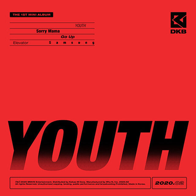 DKB/1ST MINI ALBUM : YOUTH（輸入盤）（ＣＤ）