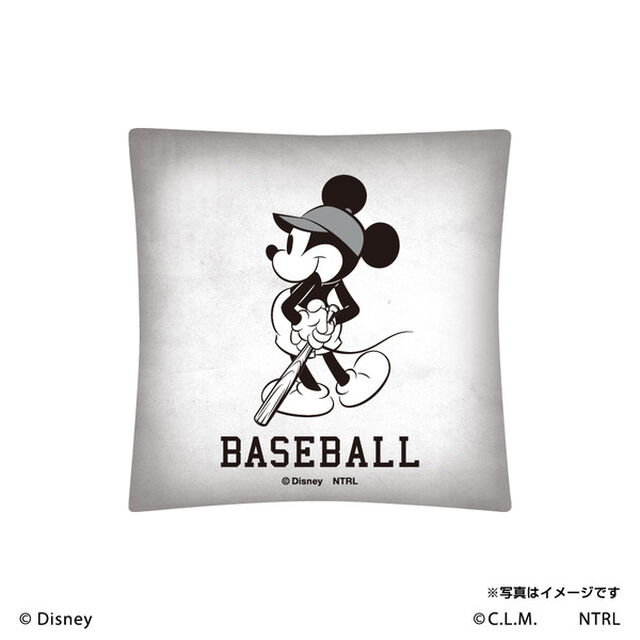 21ミッキーマウス（BASEBALL）/千葉ロッテマリーンズ　クッション（その他）