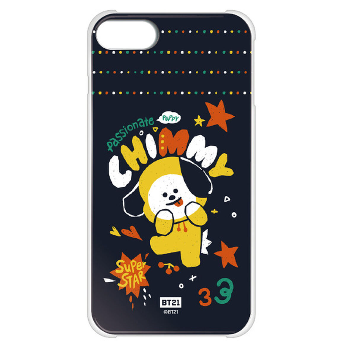 BT21 【CHIMMY】 ハード iPhone8/7 クリアケース（その他）