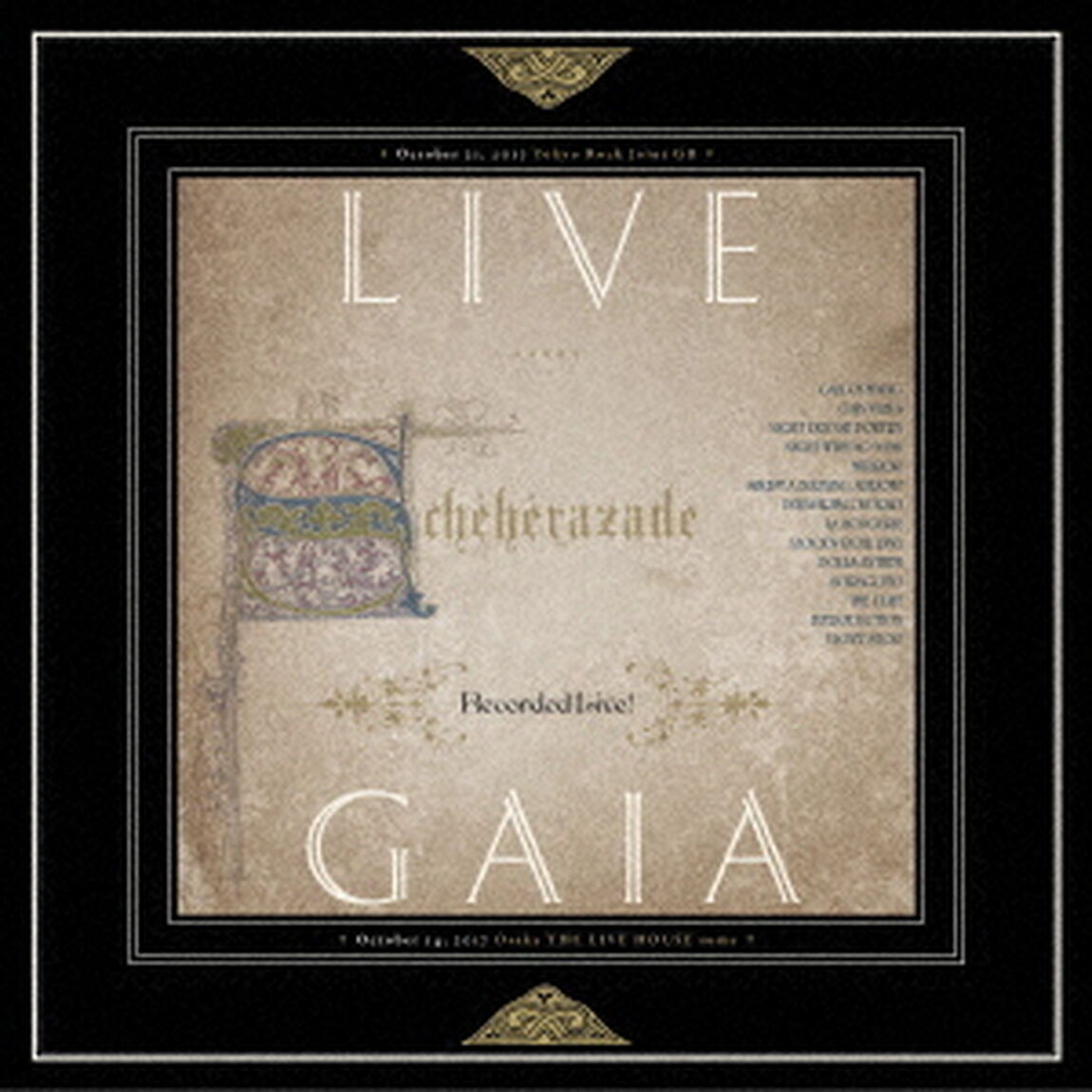LIVE　GAIA（ＣＤ）