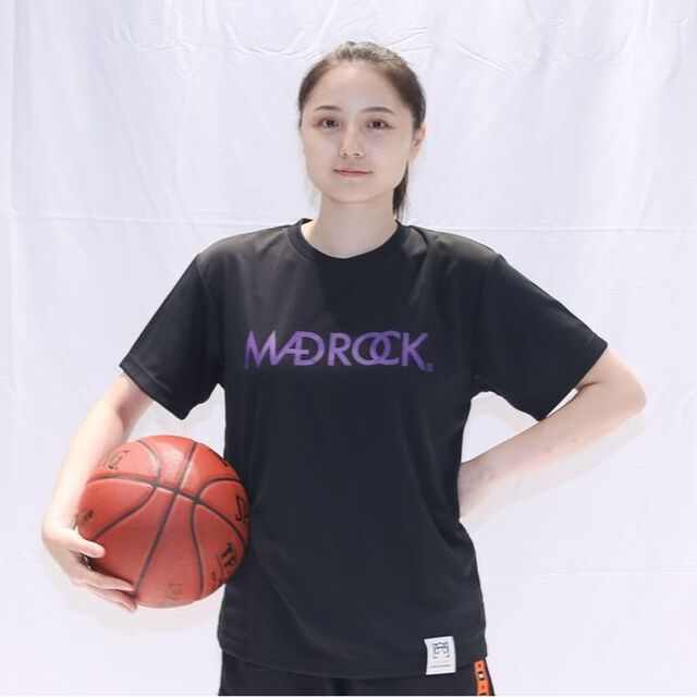 【MADROCK】LOGO DRY Tシャツ M BALCK/PURPLE（その他）