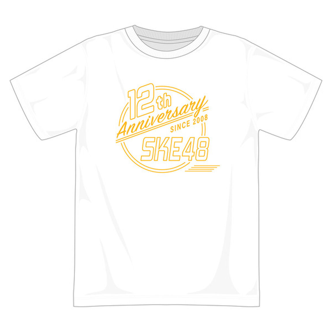 SKE48 12周年記念Tシャツ（White/XLサイズ）（その他）