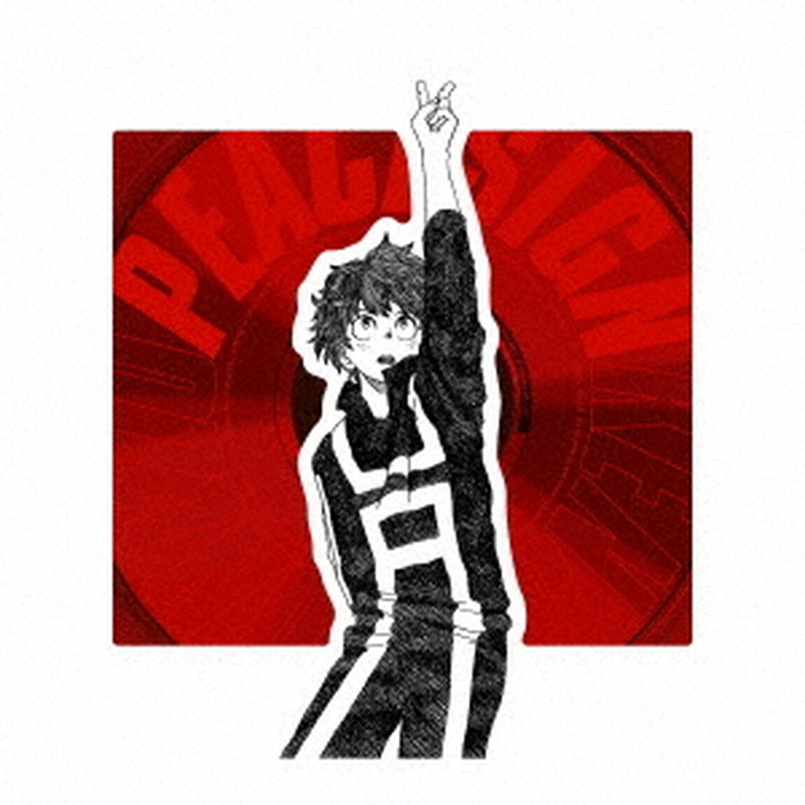 米津玄師／ピースサイン【ヒーロー盤（初回限定）: CD+赤ジュエルケース+ヒロアカTGCカード】（ＣＤ）