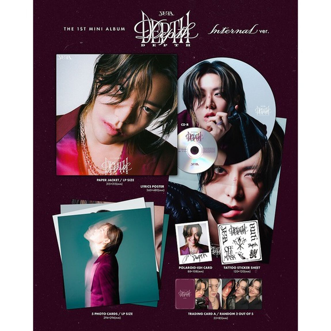 YUTA／Depth（初回生産限定盤 Internal Ver.／CD）（セブンネット限定特典：アクリルキーホルダー (全2種中ランダム1種)）（ＣＤ）