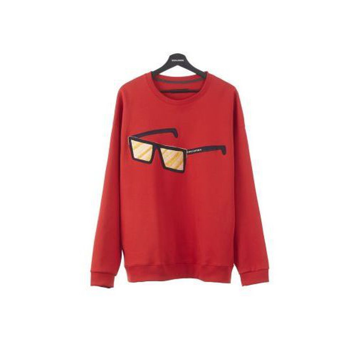 【SKULL HONG】SUNGLASS EMBROIDERY スウェット M（レッド）（その他）