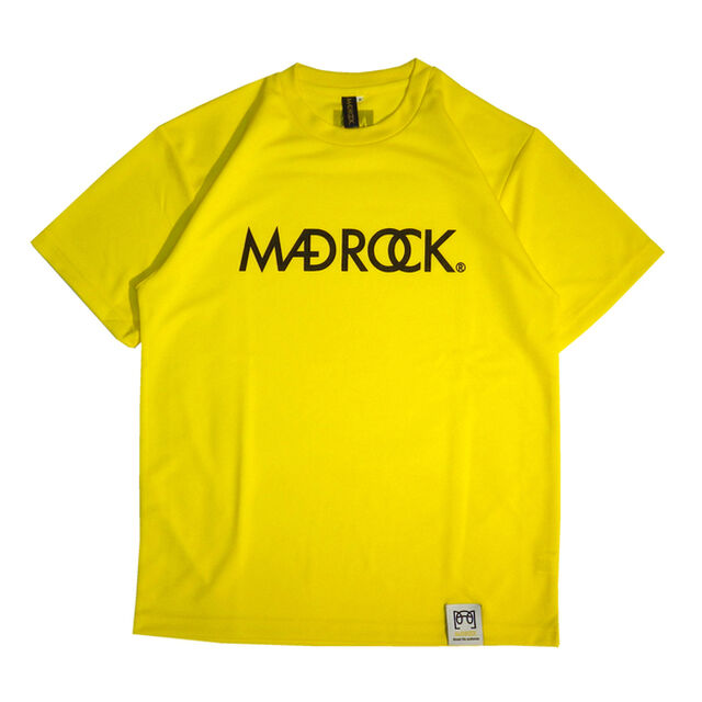 マッドロック ロゴ Tシャツ/ドライタイプ/イエロー XLサイズ（その他）
