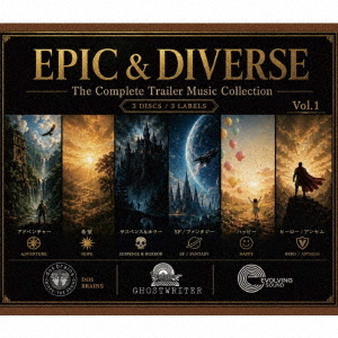 EPIC　＆　DIVERSE　－The　Complete　Trailer　Music　Collection－　Vol．1（ＣＤ）