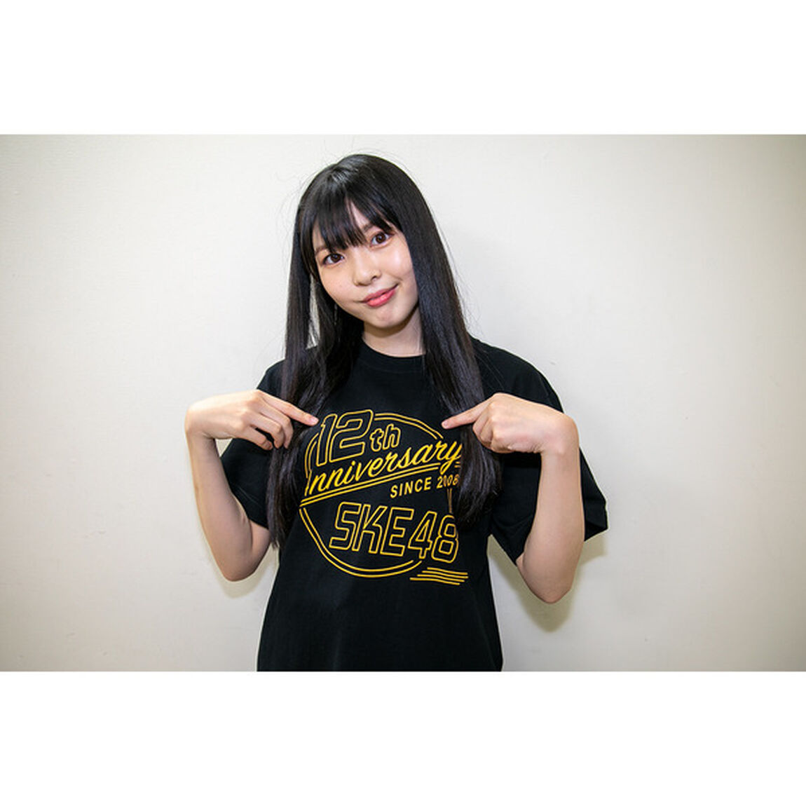 SKE48 12周年記念Tシャツ（Black/Mサイズ）（その他）