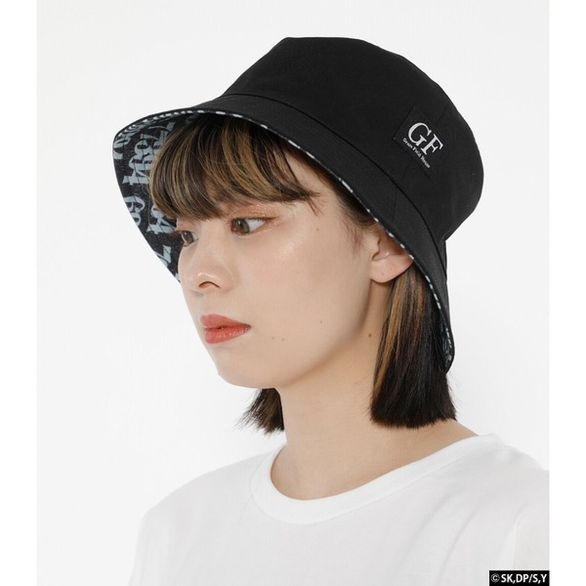 GF リバーシブルバケットハット　BLK FREE（その他）