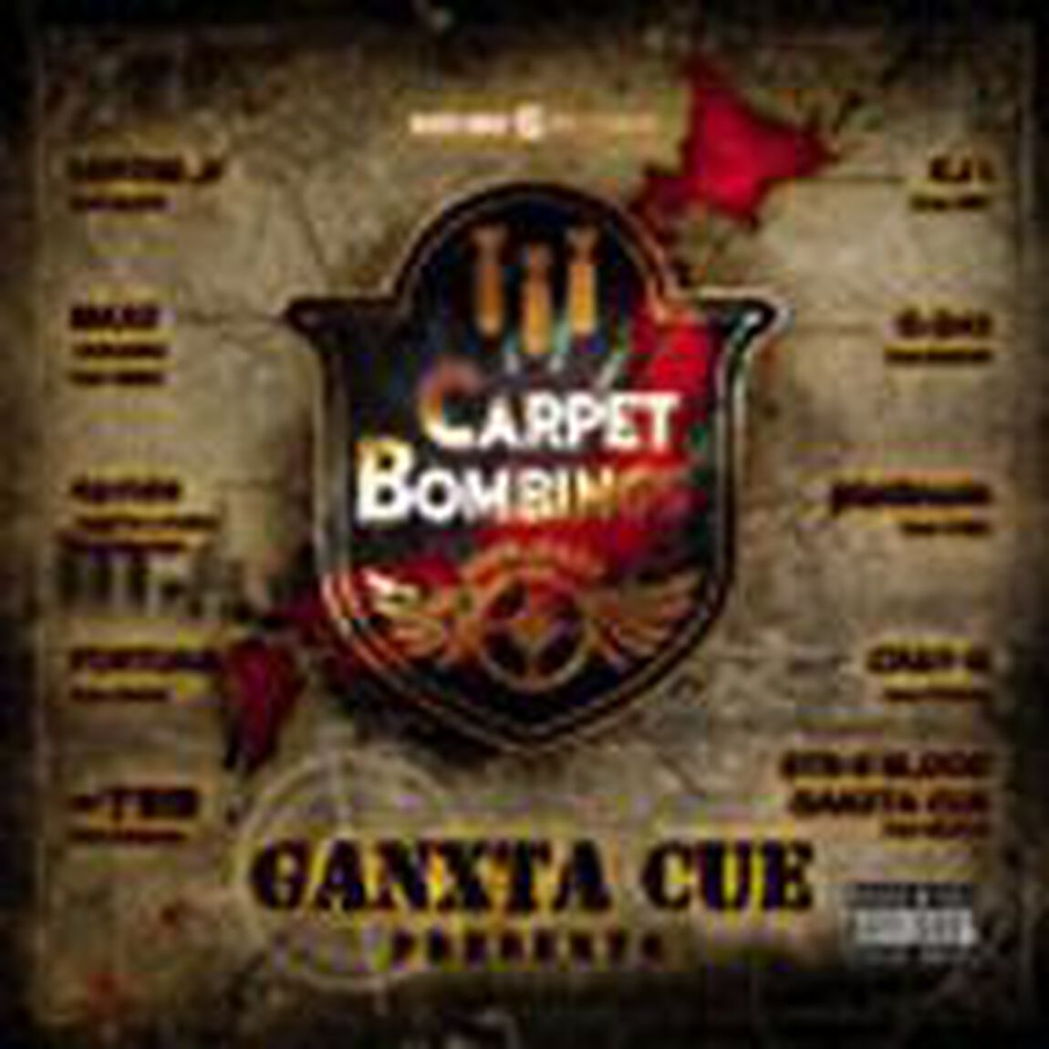 GANXTA　CUE　Presents　CARPET　BOMBINGS　2008（ＣＤ）