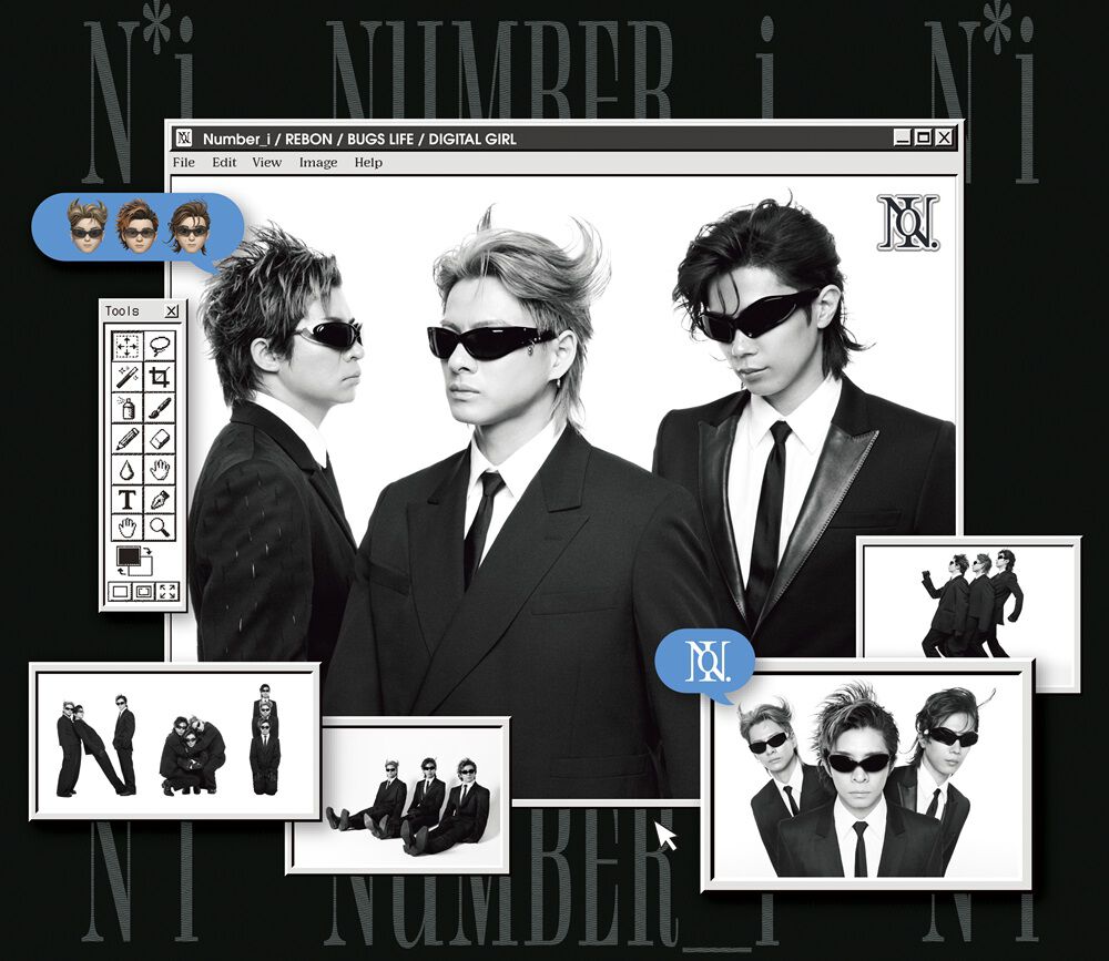 Number_i／REBON / BUGS LIFE / DIGITAL GIRL（初回限定盤A／CD＋Blu