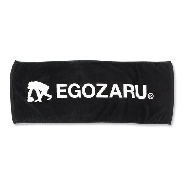 【EGOZARU】フェイスタオル ブラック（その他）