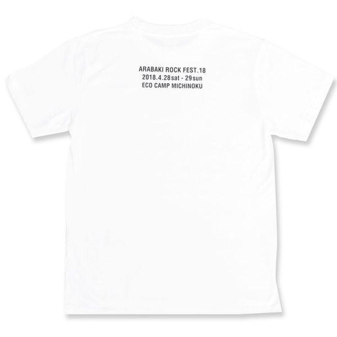 【ARABAKI ROCK FEST.18】オフィシャルTシャツ＜ホワイト＞Mサイズ（4/25お届け）（その他）