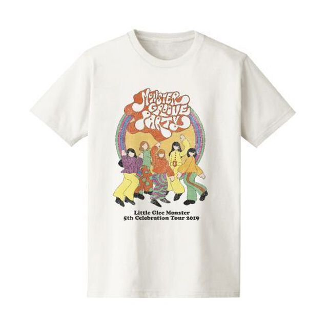 Little Glee Monster/Monster Groove Party/ツアーTシャツ/ホワイト/S（その他）
