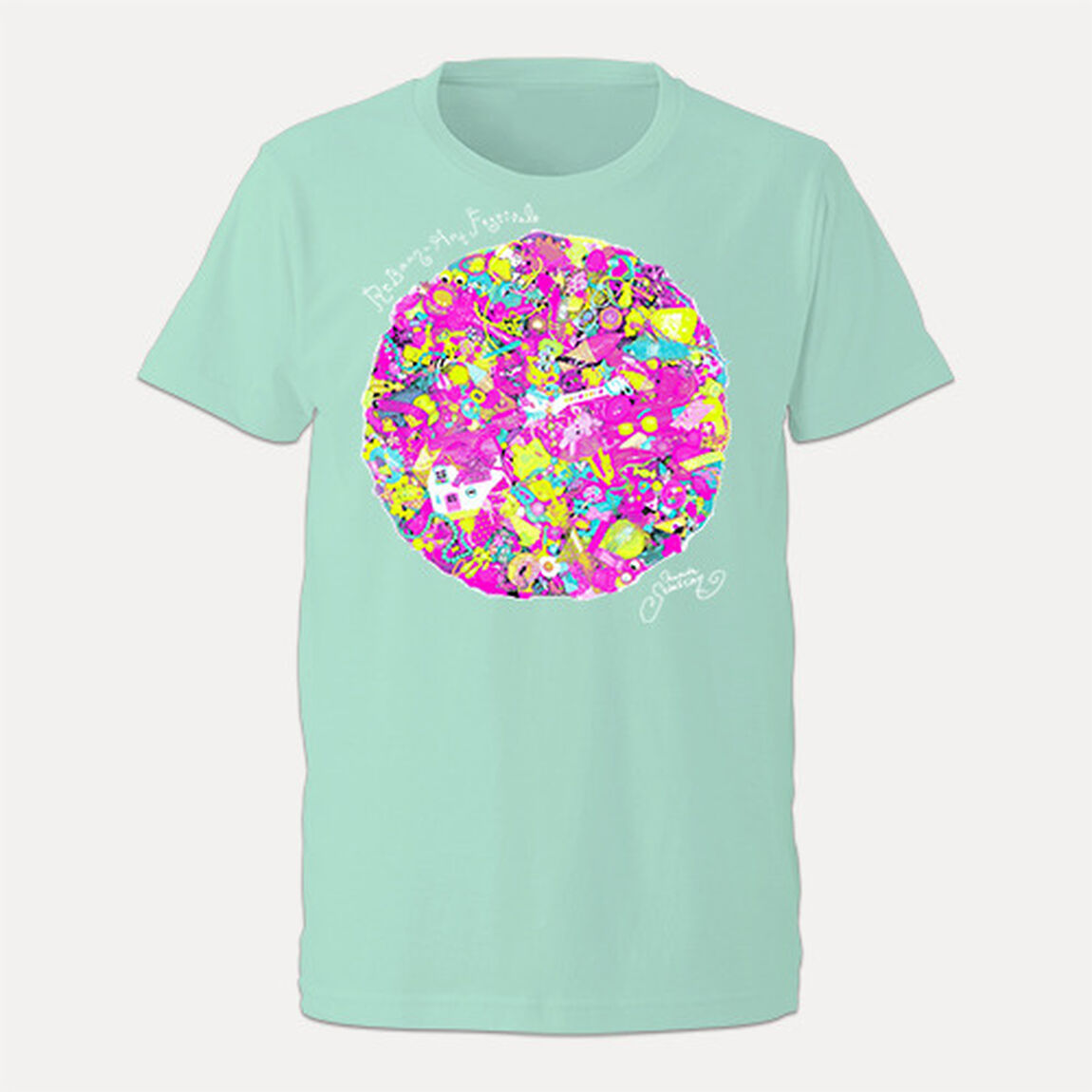 Colorful Rebellion Earth Tシャツ - 増田セバスチャン　Ｍサイズ(Reborn-Art Fesitval 2017公式グッズ)（その他）