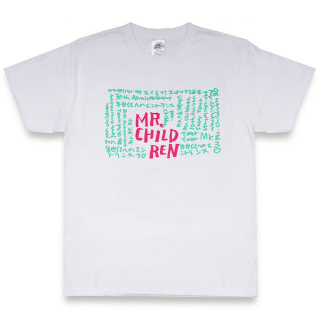 Mr.Children 30th Anniversary Tour／エントランス(Typo) Tシャツ　WHITE XS（その他）