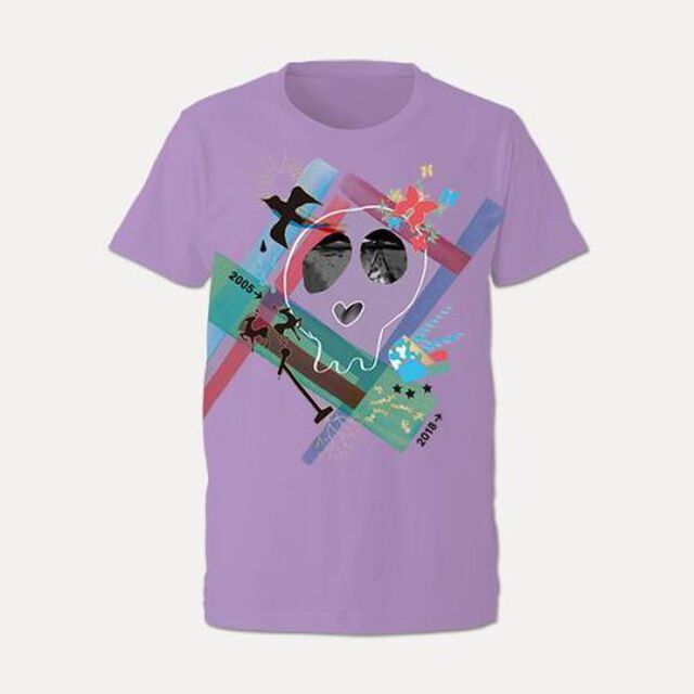 【ap bank fes'18】コラージュTシャツ #2- リバイバル - ライラック Lサイズ（その他）